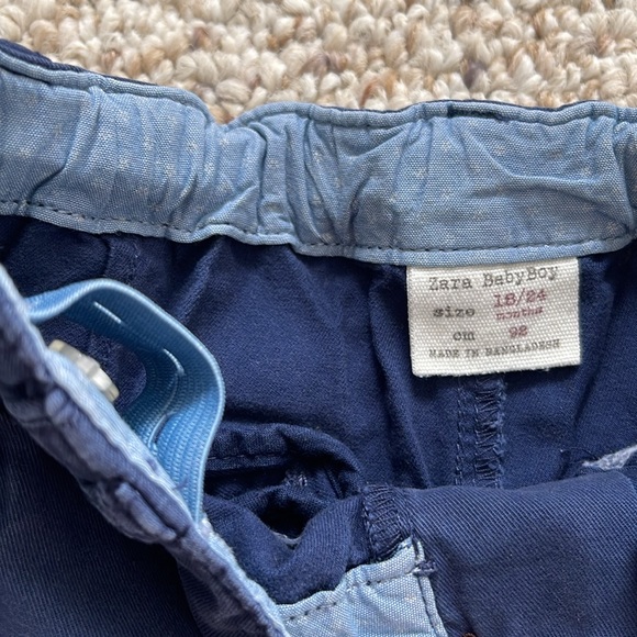 Zara Navy Blue Shorts - Picture 3 of 3